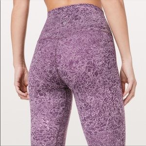 Lululemon align arabesque smoky quartz purple leggings 9404